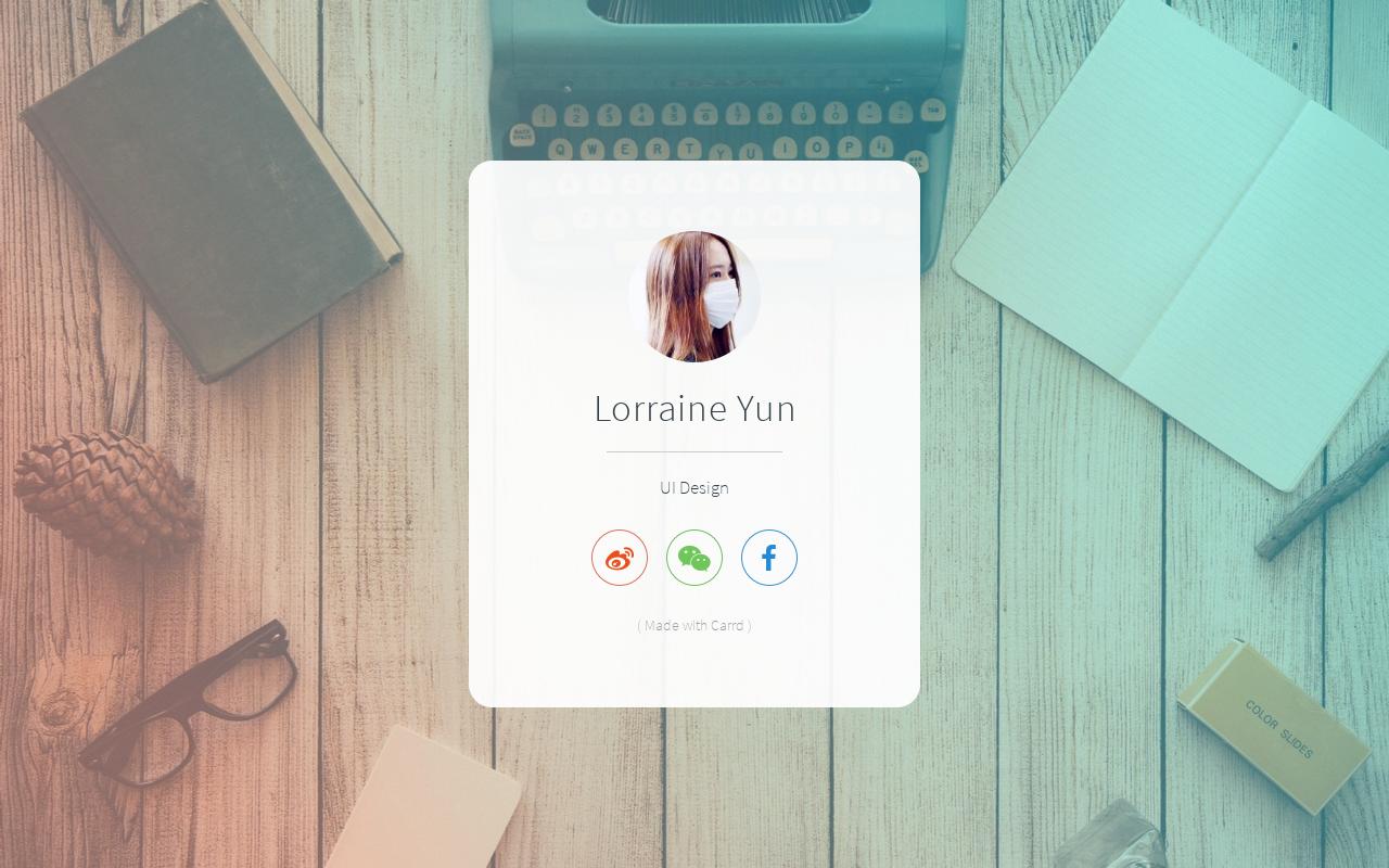 Carrd profile picture for @lorraine